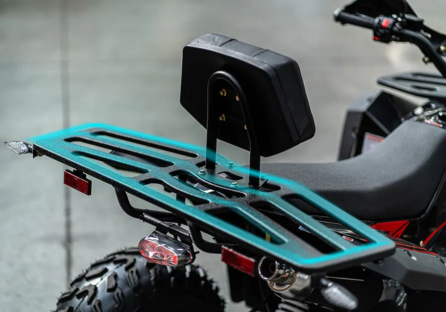 COMMANDER 250 XCROSS แรคหน้า-หลัง ไซส์ใหญ่ขึ้น