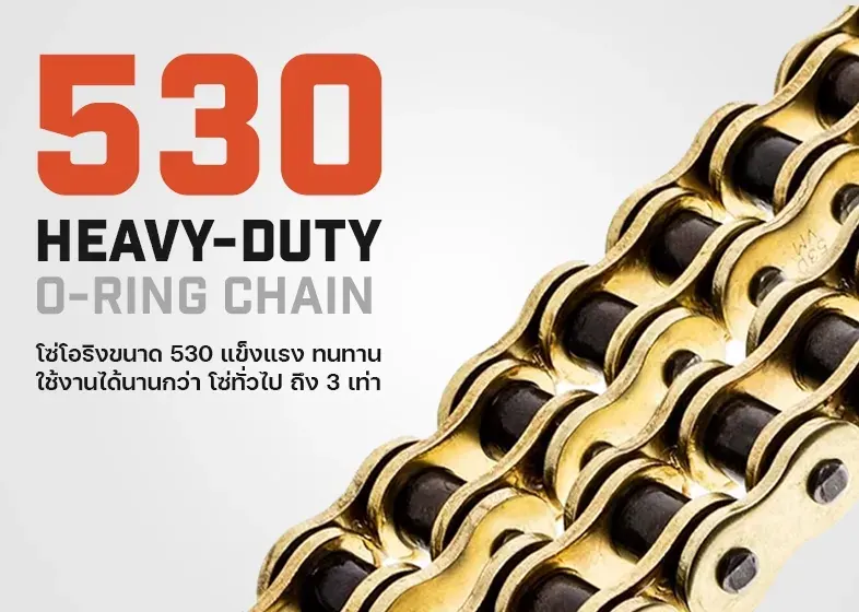 XWOLF 250 PRO 2x4 โซ่ 530 HO